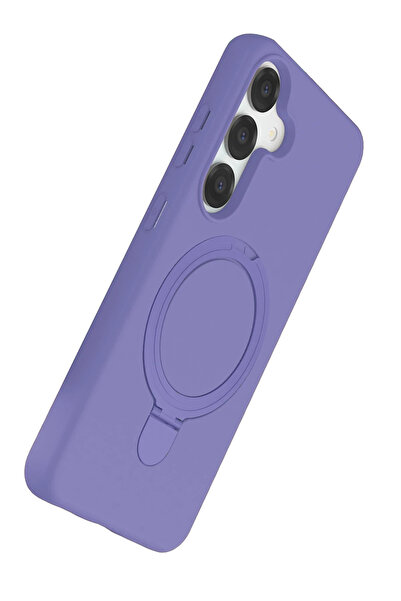 isiltikidsmoda Newface Samsung Galaxy S25 Regal Magsafe Stand Cover - Lilac