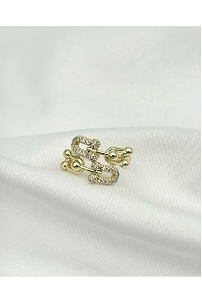 SY AKSESUAR Steel Gold Ring (Adjustable)