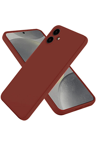isiltikidsmoda Newface Samsung Galaxy A06 Case First Silicone - Claret Red