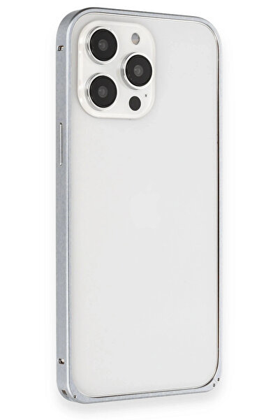 isiltikidsmoda Joko iPhone 15 Pro Max Metal Bumper Matte Cover - Gray