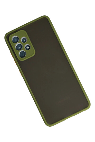 isiltikidsmoda Newface Samsung Galaxy A72 Case Montreal Silicone Cover - Green