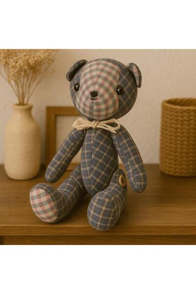 Generic دمية دب كلاسيكية من القماش الأزرق