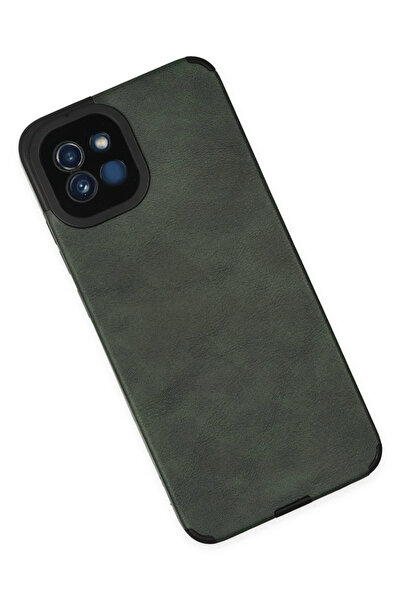 isiltikidsmoda Newface Samsung Galaxy A03 Case Loop Leather Silicone - Green