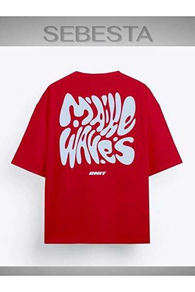 Sebesta Fashion Make Waves Printed Premium Oversize T-Shirt