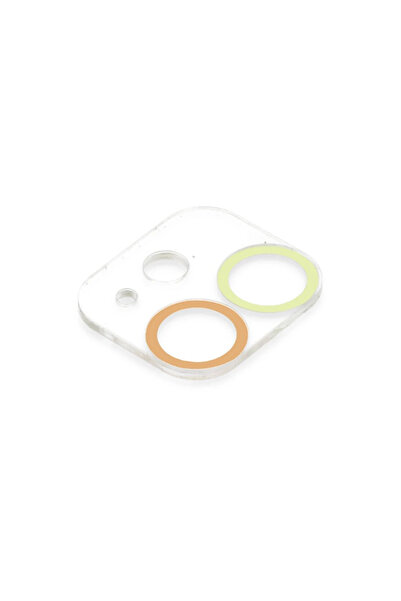isiltikidsmoda Newface iPhone 12 Color Camera Lens Protection Glass - Yellow-...