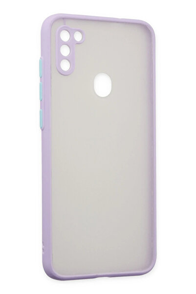 isiltikidsmoda Newface Samsung Galaxy A11 Case Montreal Silicone Cover - Purple