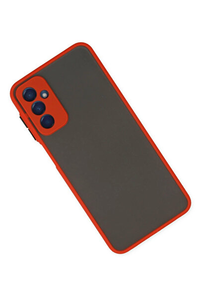 isiltikidsmoda Newface Samsung Galaxy M13 Case Montreal Silicone Cover - Red