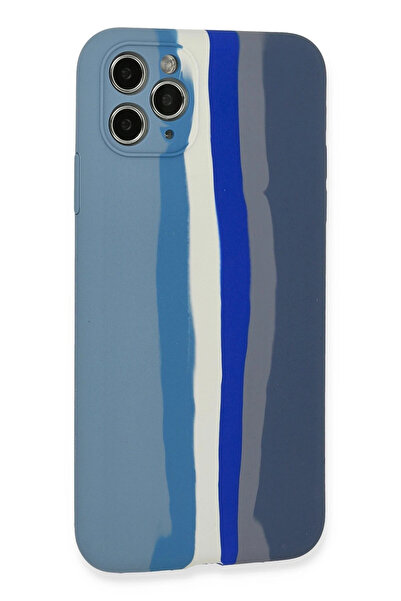 isiltikidsmoda Newface iPhone 11 Pro Case Ebruli Launch Silicone - Blue-Grey