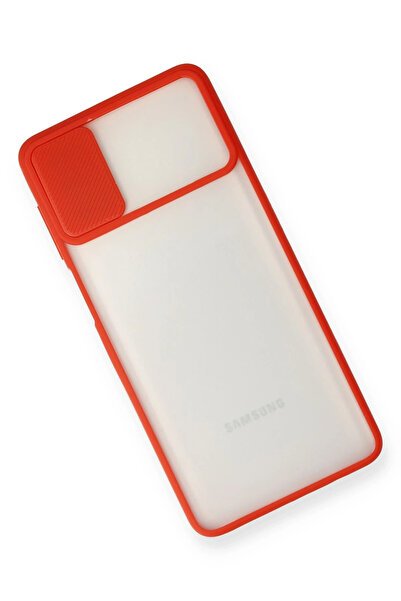 isiltikidsmoda Newface Samsung Galaxy M51 Case Palm Frosted Camera Sliding Si...