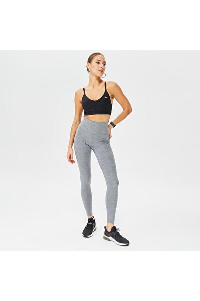 Nike W One Dri-FIT Hr Tght Gri Kadın Tayt