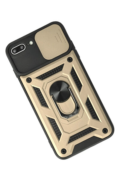 isiltikidsmoda Newface iPhone 7 Plus Case Pars Lens Ring Silicone - Gold