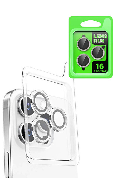 isiltikidsmoda Newface iPhone 16 Pro Raze Metal Camera Lens - White