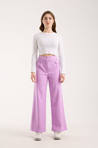 Modazeyosh Women's Pleated Wide Leg Pants