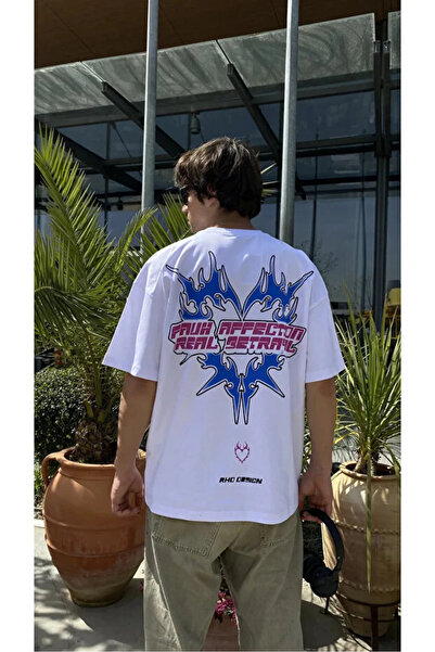 Violon Λευκό Υπερμεγέθες Μπλουζάκι  "Αγάπη και Προδοσία "