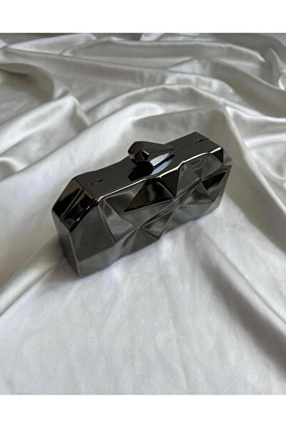 gül sezgin butik Women's Zigzag Model Handbag and Women's Shoulder Bag Black