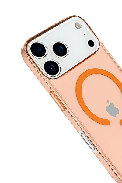 isiltikidsmoda Newface iPhone 17 Pro Case Pc Real Magsafe Cover - Orange