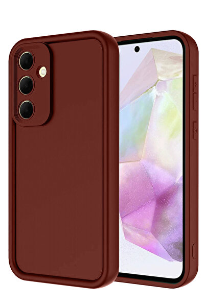 isiltikidsmoda Newface Samsung Galaxy A26 Case Viera Silicone - Burgundy