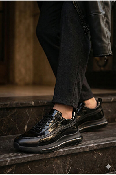 GÜR MODA AYAKKABI Orthopedic Air Sole Lace-Up Daily Classic Leather Sports