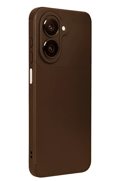 isiltikidsmoda Newface Samsung Galaxy A07 4g Auto Focus Carbon Cover - Brown