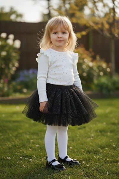 Balgüneş Tekstil Kız Çocuk Pamuklu Taş Baskılı Badi