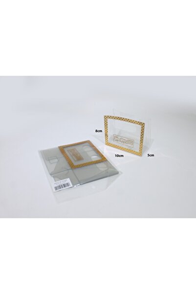 Generic 6 pieces of gold-colored plastic holiday bags