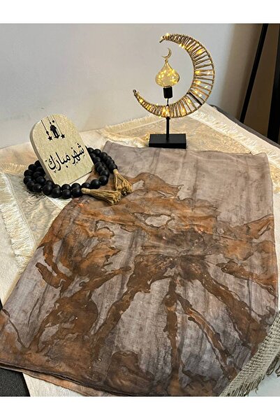 Difaf Hand-painted tie-dye head scarf