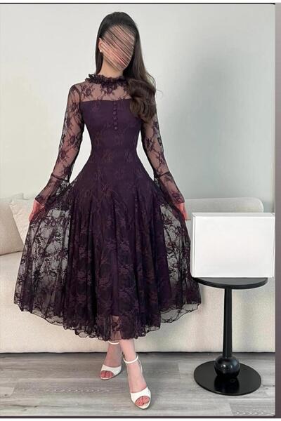 Sukar Elegant Lace dress in 7 colors