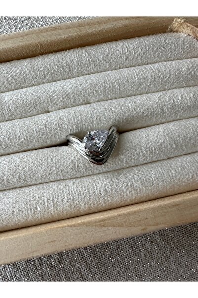 ringbox Special Series - Silver Color Double Row Drop Ring
