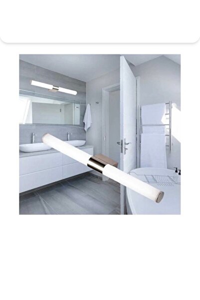 AYAZ ELEKTRİK MODERN 10W DUVAR APLİK TABLO BANYO LAVABO KROM KASA BEYAZ IŞIK
