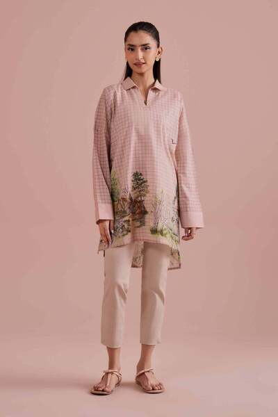 Nishat Linen Printed Tunic - PE 26-110