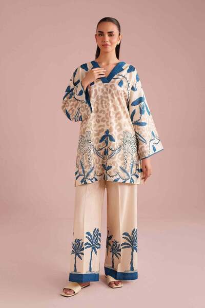 Nishat Linen 2 Piece - Printed Suit - PE 26-274