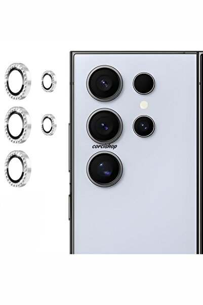 corcishop Samsung Galaxy S26 Ultra Compatible Sapphire Lens Camera Protector