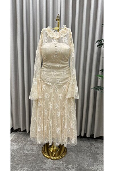 Sukar Elegant Lace dress in 7 colors