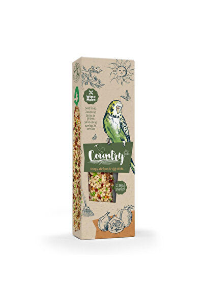 Country أعواد المشمش والتين من دبليو إم، وجبة خفيفة للببغاء، 60 غرام، عبوة من...