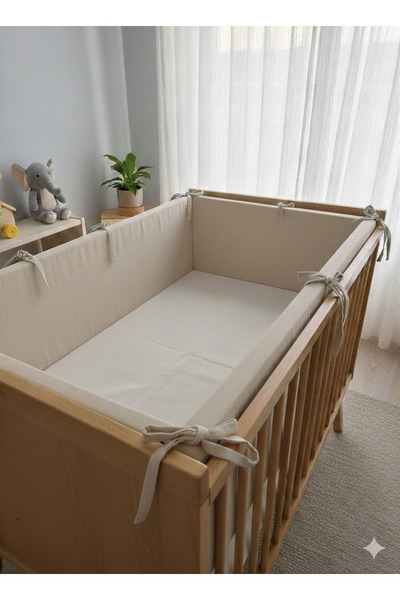 Empressco Montessori Beşik Yatak Kenar Koruma 90x190x35, 5cm Sünger Kalınlığı