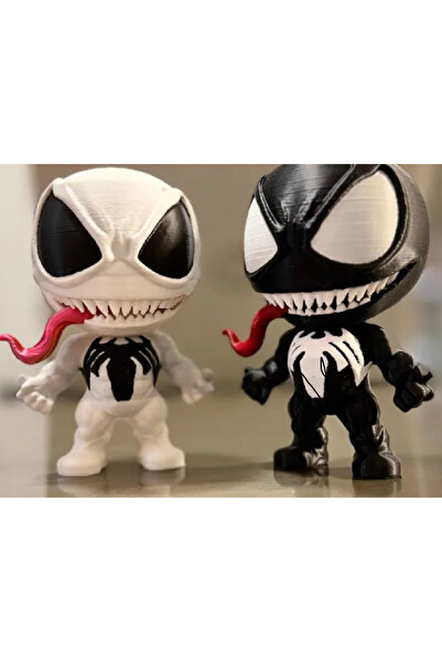 FreshWolf #1316 3D Baskı Venom Siyah Pop Figür