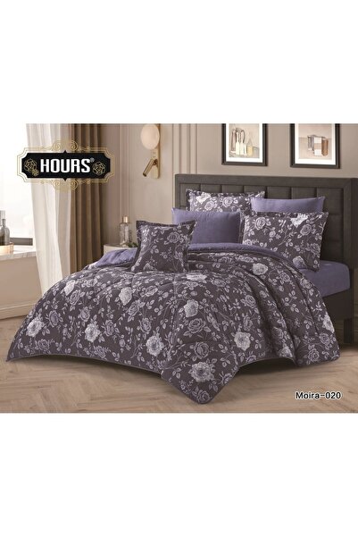 HOURS Summer floral bedspread, single and a half size, 4 pieces, royal luxury...