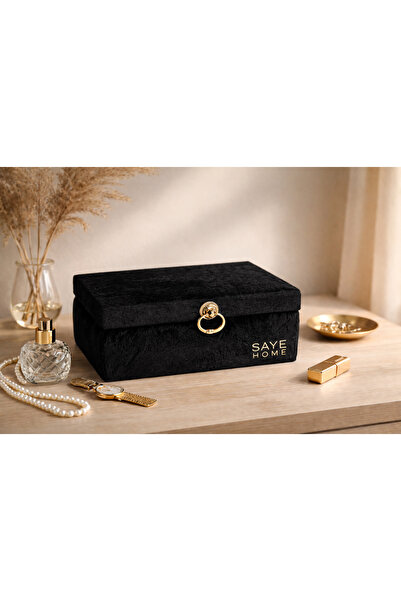 SAYE HOME Makyaj sandığı takı mücevher saat aksesuar kutusu