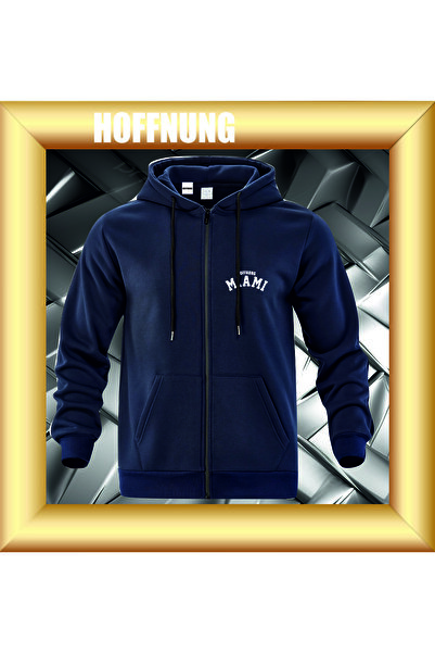 HOFFNUNG Unisex Cotton Oversize Miami Hoffning Printed Hooded Collar Comforta...