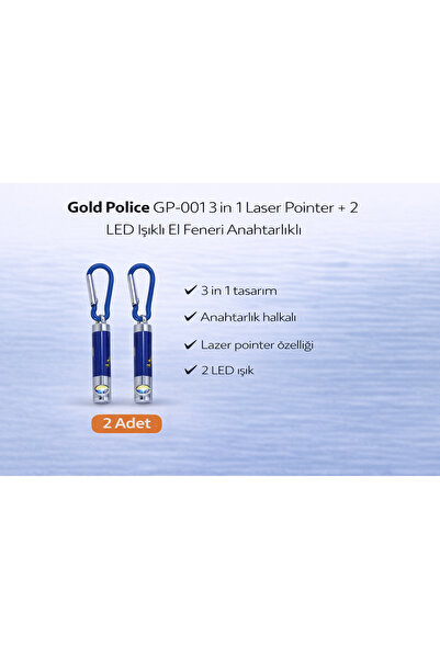 CT STONES جهاز مؤشر ليزر 3 في 1 من جولد بوليس GP-001 + مصباح يدوي بـ 2 ضوء LE...