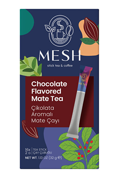 Mesh Stick Çikolata Aromalı Yerba Mate Çayı 16'lı