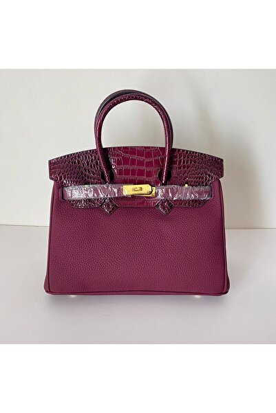 China شنطة نسائية 25 هاف كروك قفل ذهبي