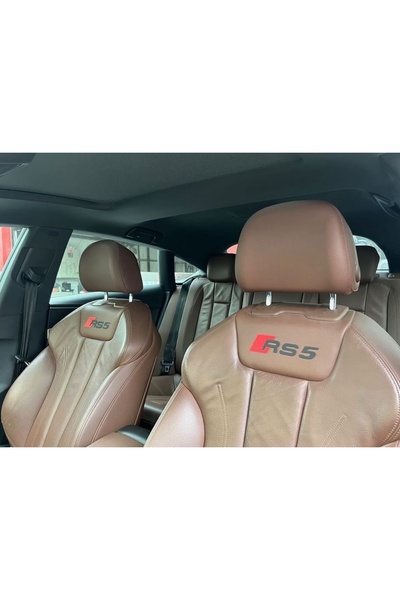 Audi RS5 KOLTUK LOGO DERİ YAPIŞTIRMA