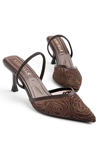 CHICELLA Sevilla Lace Detailed Women's Heeled Shoes