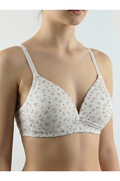 Sabase Teenage Girls' Bra - Non-Wired Cotton Soft Textured Wire-Free Bra