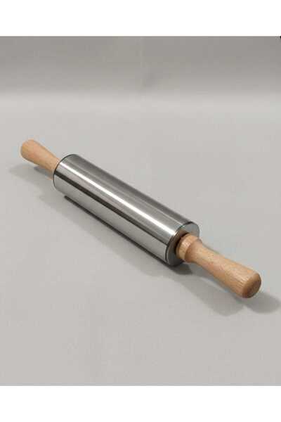 Home شفرة دوارة من الفولاذ بمقبض خشبي 360 درجة - شفرة احترافية لفرد العجين - ...