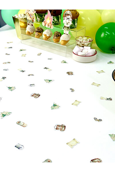 Flu Party Scout Camp - Mini Scout Themed Mini Table Confetti