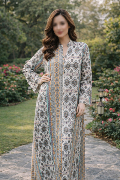 RONZA Women's Cotton jalabiya