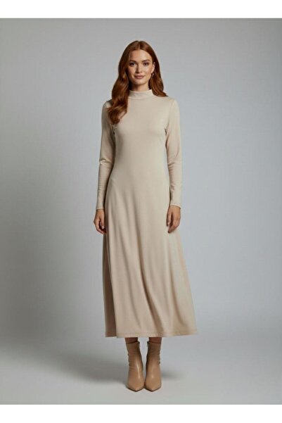 Betimoda Rochie de damă Four Seasons, cu mânecă lungă, din viscoză, lungime m...