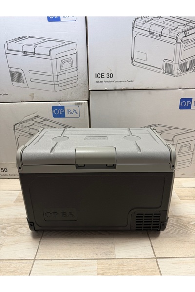 OPBA İCE 30 LT hacimli taşınabilir araç buzdolabı 12/24 Volt